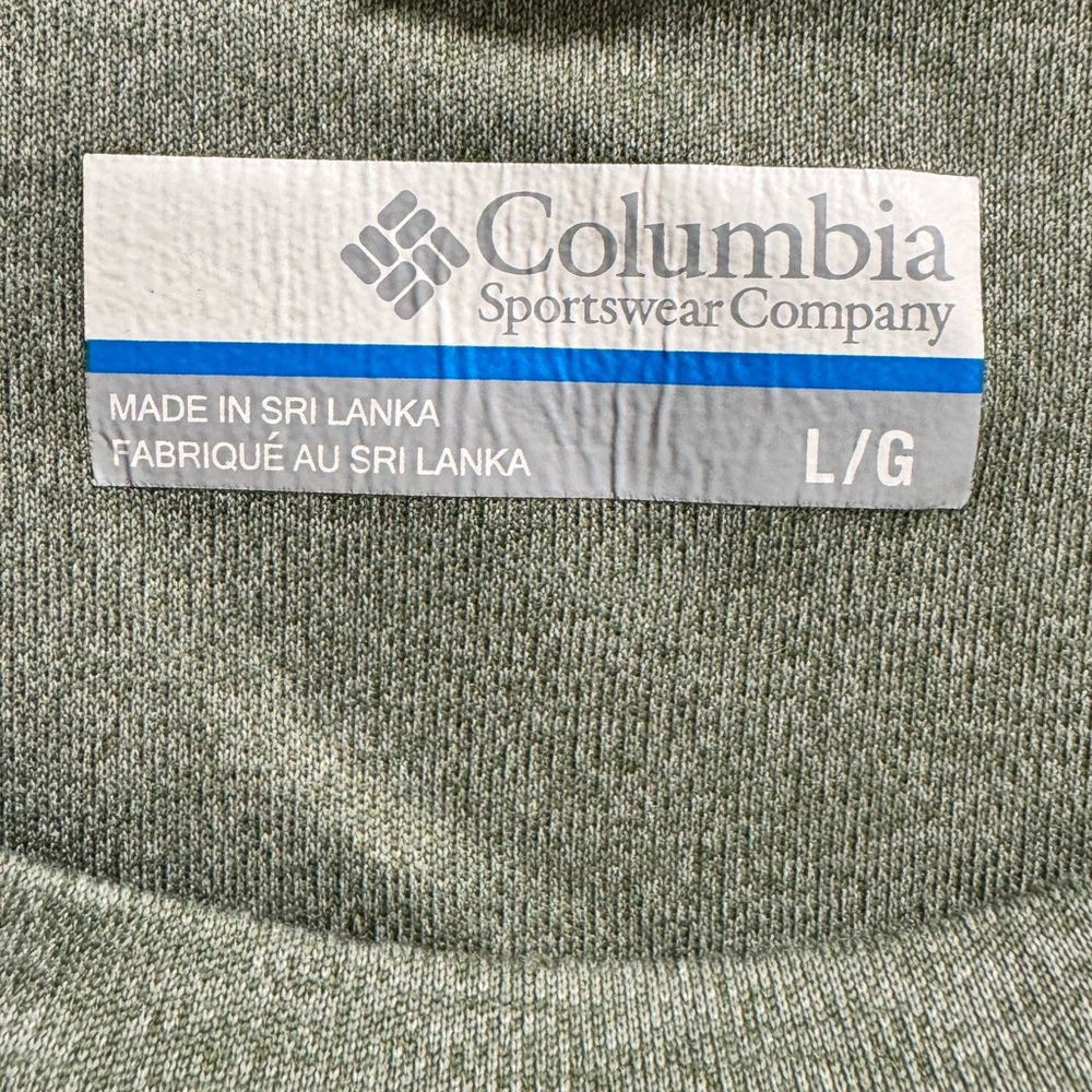 Columbia PFG Men's Olive Green Short Sleeve Tee -Size L - Picture 3 of 5